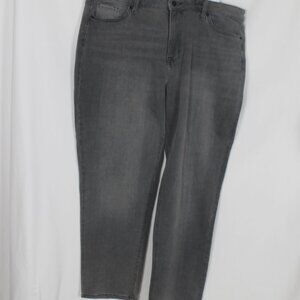 SONOMA Denim Jeans Woman Size 18 Black Straight Leg High Rise New w/ tags
